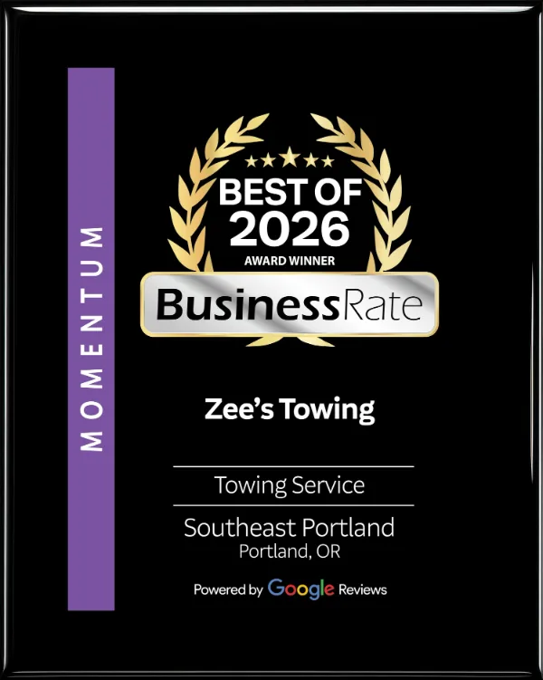 Zee's Towing - Best of 2026 BusinessRate Award Winner, Southeast Portland